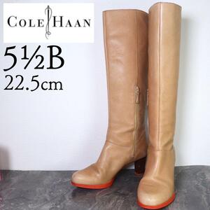 COLE HAAN コールハーン 22.5 ロングブーツ ナイキエアー レザー