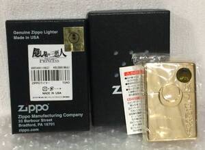 レア 新品 限定 コラボ ZIPPO 東宝 隠し砦の三悪人 THE LAST PRINCESS 2007年製 金 ゴールド 黒澤 明