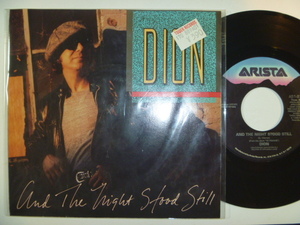 ●7”US盤●DION ディオン／ And The Night Stood Still 夜に抱かれて (Arista)▼全米1989年75位■Dave Edmunds / Patty Smyth 参加 ※美品