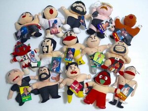 1.新日本・全日本プロレス ぬいぐるみ 15点 UFOキャッチャー景品 ジャンク