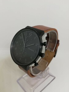 【稼働品】SKAGEN スカーゲン ANCHER SKW6359 メンズクォーツクロノグラフ腕時計