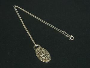 1円 ■美品■ TIFFANY＆Co ティファニー GO WOMEN 2003 リリー SV925 ネックレス ペンダント アクセサリー シルバー系 FB7416