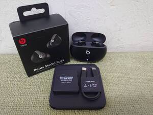 171-R74) 中古品 Beats Studio Buds ワイヤレスノイズキャンセリングイヤフォン ブラック 動作OK