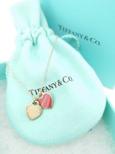 ティファニー TIFFANY　ダブルハート　　ネックレス　　sv925 