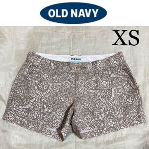 １回着新品同様☆OLD NAVY ツイルショートパンツ 0 XS オールドネイビー GAP