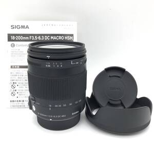 #633YO Sigma シグマ 18-200mmF3.5-6.3 ニコン DC MACRO OS HSM Contemporary US22183SIC0327