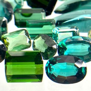 1円〜!!◆天然グリーントルマリンおまとめ41ct◆j 約8.2g ルース 裸石 宝石 ジュエリー jewerly green tourmaline w3ヤ19