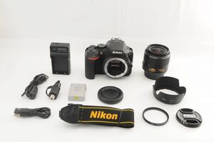 [美品] Nikon ニコン D5500 + 18-55mm II レンズ #2770AB