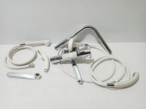 nn0202 046 LIXIL リクシル シャワーバス水栓 BF-WM145TSG / シャワーヘッド まとめ売りセット 中古 現状品 お風呂 内装 材料