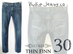 Nudie Jeans 【ストレッチ】 W30 (実80cm) THIN FINN【管40-2】