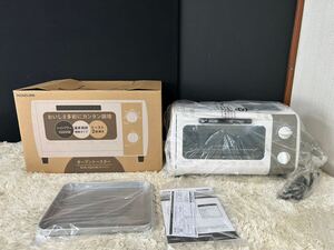 【1円スタート！新品！未使用品！】KOIZUMI コイズミ オーブントースター KOS-1022 2018年製 天板付き ホワイト トースター/TH121722-宅120