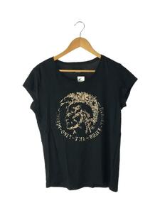 DIESEL◆Tシャツ/L/コットン/BLK