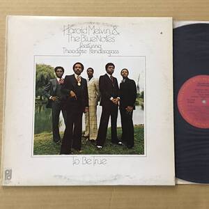 ★ Harold Melvin& The Blue Notes ★ To Be True ★ カナダ盤 ★ featuring Theodore Pendergrass