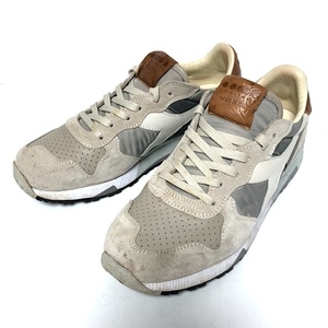 二点以上で送料無料！ 2A42【定価￥31,860】ディアドラ トライデント 90 DIADORA TRIDENT メンズ スニーカー 27㎝ スエード グレー レザー