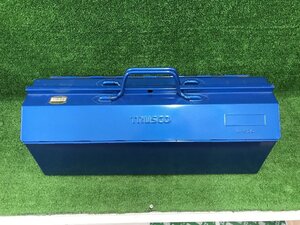 【中古品】TRUSCO(トラスコ) 山型中皿付工具箱 533X201X261 ブルー L-530-B ITU22769PLZI