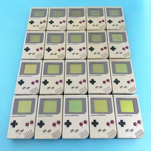 【NINTENDO / ニンテンドー】20台セット ゲームボーイ 本体 DMG-01 任天堂 GAME BOY 初代 旧タイプ グレー カラー GB 大量 まとめ売り