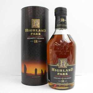 HIGHLAND PARK（ハイランド パーク）18年 オークニー シングルモルト 43％ 700ml ※オリ有 X24L170050