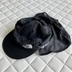 ノースフェイス 帽子 ランシールドキャップ NN02377 ブラック M