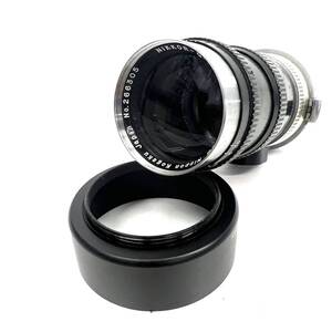 ●Nippon Kogaku 日本光学 NIKKOR-Q・C 1:3.5 f=13.5cm オールドレンズ 旧コンタックスマウント 外爪式 NIKON ニコン