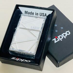 未使用 希少デザイン ZIPPO ジッポー LARK ラーク 1937 REPLICA レプリカ 2011年製 ガラス貼り ジッポ オイルライター Zippo