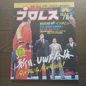 週刊プロレス昭和60年12月24日　124号