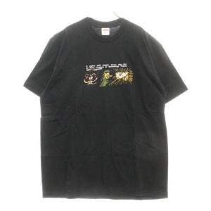 SUPREME シュプリーム 17AW If Youre Still Pissed Tee フロントプリント クルーネック 半袖Tシャツ カットソー ブラック