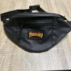 THRASHER ボディバッグ・ウエストポーチ 黒