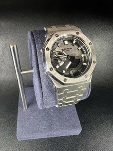 G-SHOCK GM-2100専用 カスタム用パーツ カシオク 第四代 メタル ベゼル 、バンド ステンレス セット 高級