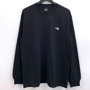 《美品》THE NORTH FACE L/S Nuptse Cotton Tee ヌプシコットン ロングスリーブT サイズ : L/アウトドア 併売《メンズ古着・山城店》U578