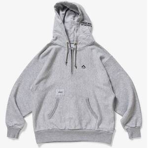 美品 WTAPS OUTRIGGER 01 SWEATSHIRT COPO Mサイズ ハーフジップ パーカー Ash Gray グレー 192ATDT-CSM22 ダブルタップス