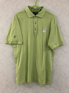 ASHWORTH ポロシャツ サイズL メンズ 花柄 アシュワース ゴルフ GOLF