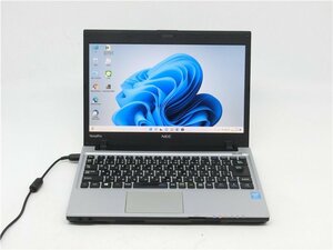 中古/13.3型　1600X900/ノートPC/Windows11/新SSD256/4GB/4世代i5/NEC　VC-H office搭載 HDMI USB3.0　Bluetooth