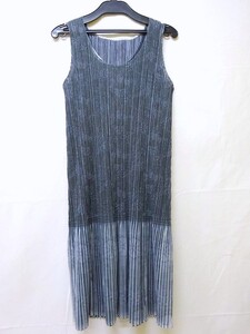 PLEATS PLEASE プリーツプリーズ プリーツノースリーブワンピース 3 PP11-JT725 ISSEY MIYAKE イッセイミヤケ