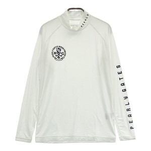 【1円】PEARLY GATES パーリーゲイツ ハイネック 長袖インナーTシャツ ホワイト系 4 [240101211242]