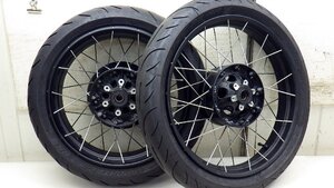 X266 V85TT チューブレス スポークホイールセット　FR MOTO GUZZI モトグッチ