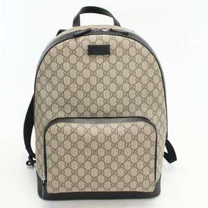 GUCCI グッチ バックパック GGスプリーム 406370 リュック PVC 【中古】 メンズ　Aランク　綺麗