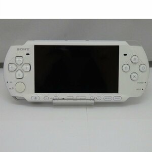 1円SONY/プレイステーションポータブル ホワイト PSP本体 メモリースティック4GB付 動作は確認済/PSP-3000/41