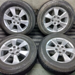 1円～ T9411■215/65R16 BRIDGESTONE NEXTRY トヨタ 平面座 6.5J 5H PCD114.3 夏タイヤ★条件付送料無料★アルファード ヴェルファイア