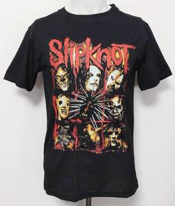 送料無料　【Mサイズ】スリップノット　SLIPKNOT　Tシャツ　ロックバンド　半袖　赤枠　ファンスマ