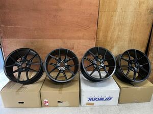 新型 シビック タイプR FL5 純正ホイール４本セット　ほぼ新車外し　ガリキズなし　9.5J×19インチ +60　マットブラック