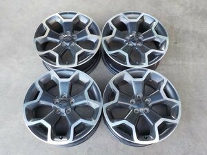 スバル インプレッサ XV GP7 純正 アルミホイール 4本セット 17×7J+48 PCD100 5穴●24003565三L107●