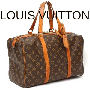 1円 ルイヴィトン LOUIS VUITTON モノグラム サックスープル35 ボストンバッグ トランク 出張 旅行 本革 紳士 A4 メンズ ヴィンテージ m285