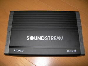 SOUND STREAM（サウンドストリーム）4チャンネルパワーアンプAR4.1200D