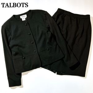 TALBOTS タルボット セットアップ スカートスーツ ブラックフォーマル 8 レディース C112405-14