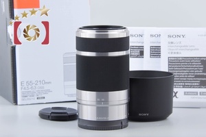 【中古】SONY ソニー E 55-210mm f/4.5-6.3 OSS SEL55210 シルバー 元箱付き