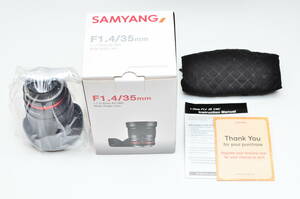 SAMYANG 35mm F1.4 AS UMC For PENTAX 新品同様 希少