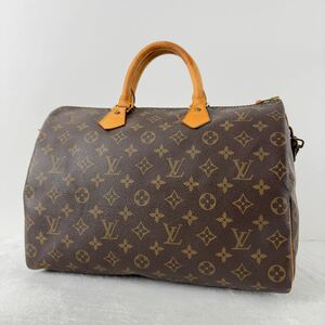 1円〜★LOUIS VUITTON ルイヴィトン モノグラム スピーディ35 M41524 ミニボストン ハンドバッグ レディース レザー ブラウン PVC 茶色 21