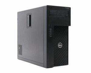 DELL Precision 3620 Tower Xeon E3-1240 v5 3.5GHz 16GB 256GB(新品SSD) Quadro K2200 DVD-ROM Windows10 Pro 64bit 小難