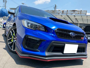 ★SUBARU WRX STI・S4 VA系 後期 D/E/F/G型 フロントリップスポイラー ST型 ABS製 未塗裝 2017-現行☆.