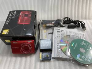 ■NIKON■広角10倍コンパクトデジタルカメラ■CoolPix S6300-R■中古/2■ ★即決★